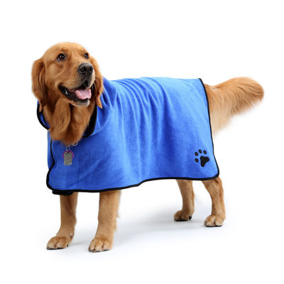 Bibulous Pet Bakım Araçları Yumuşak Emici Mikrofiber Hızlı Kuruyan Köpek Havluları