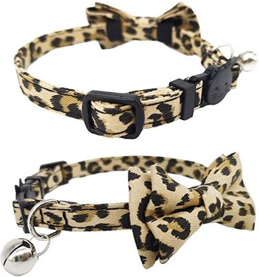 Kitty Küçük Köpekler İçin Sevimli Papyonlu Ayrılabilir Toka Kedi Yaka Çanları Ayarlanabilir