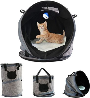 Polar Mat ile 3'ü 1 Arada Kedi Çanta Taşıyıcı Sırt Çantası