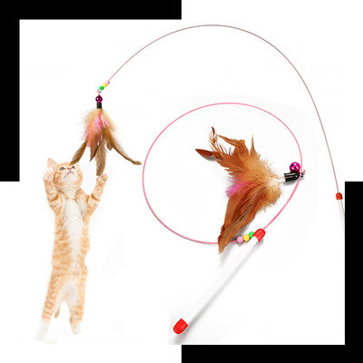 Halupetler Kedi Evcil Hayvan Oyuncakları Kedi Tüy Teaser Değnek