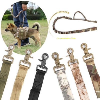 Taktik Bungee Naylon Halat Köpek Tasması Geri Çekilebilir Köpek Eğitim Tasmaları