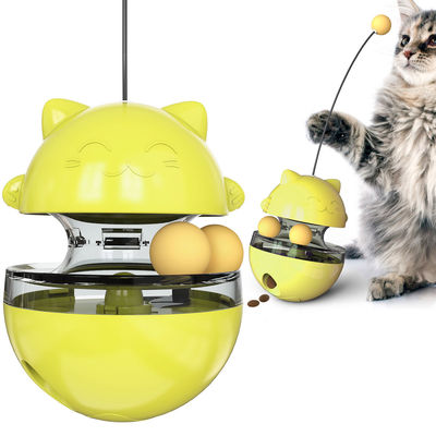 420g Gıda Sızdıran Kedi Pet Oyuncaklar İnteraktif Kedi Tease Değnek Kitten Roly Poly Oyuncaklar