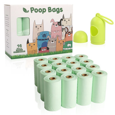 Doggie İçin Dağıtıcılı Sızdırmaz Biyobozunur Köpek Atık Torbaları