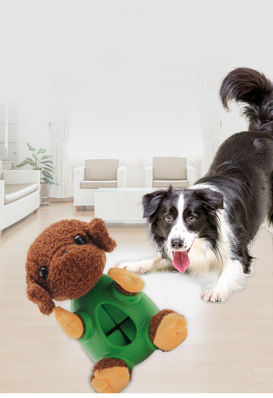 Çevre Dostu Gıcırtılı Yumuşak Chew Köpek Tedavi Dispenseri Özel Pet Peluş Oyuncaklar