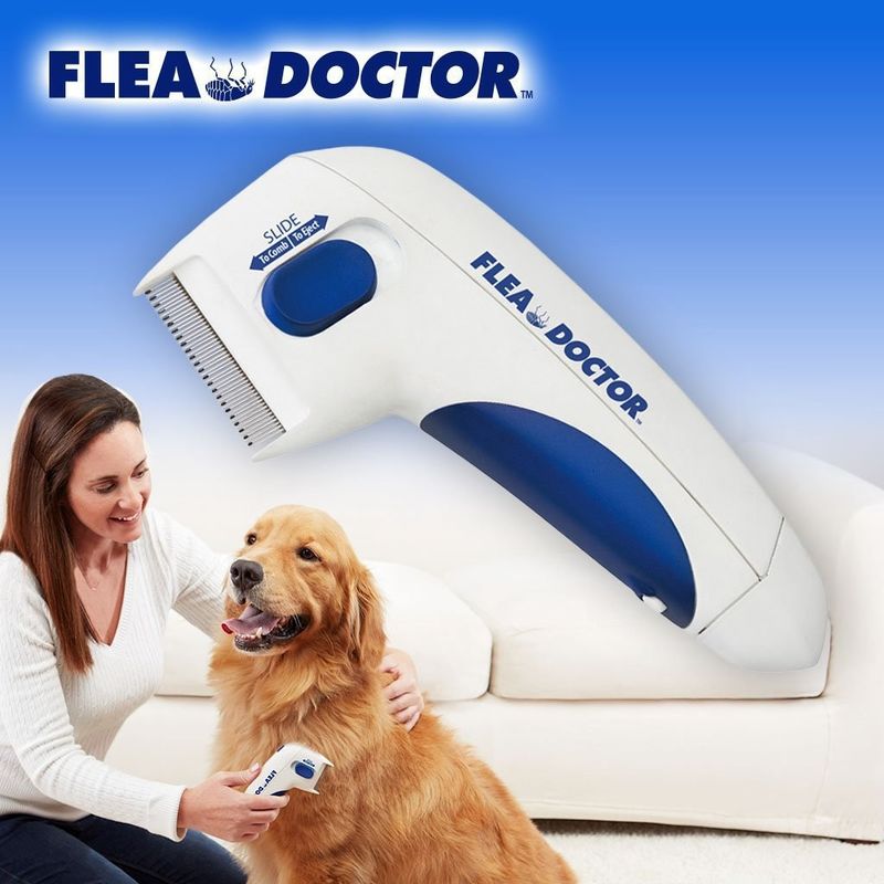 Hallupets Köpek Pet Elektrikli Pire Tarak Sökücü Elektrikli Pire Ve Kene Tarağı