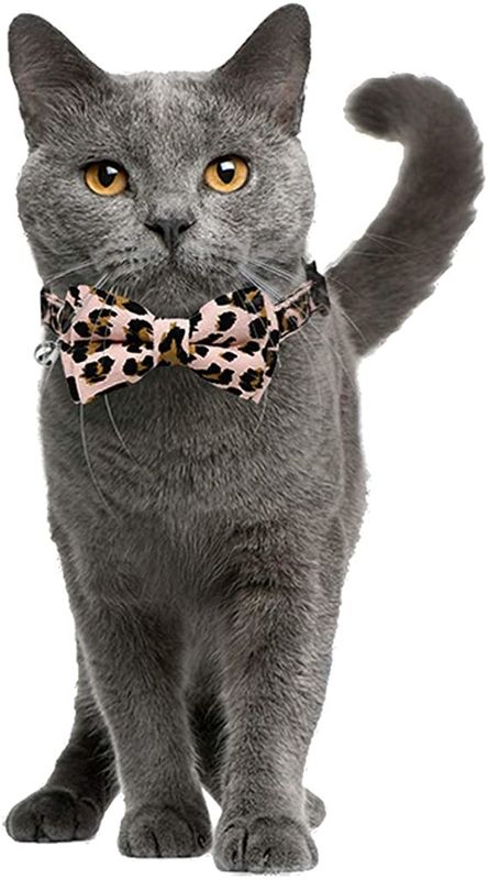 Kitty Küçük Köpekler İçin Sevimli Papyonlu Ayrılabilir Toka Kedi Yaka Çanları Ayarlanabilir
