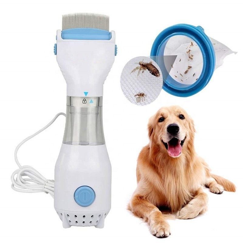 Kedi Köpek Elektrikli Pire Temizleyici Tarak Pet Pire Biti Temizleyici ve Bakım Tarağı