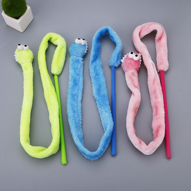 Sevimli Dayanıklı Kedi Oyuncak Teaser Yılan Şekli Yavru Kedi Peluş Değnek 31g