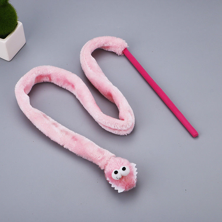 Sevimli Dayanıklı Kedi Oyuncak Teaser Yılan Şekli Yavru Kedi Peluş Değnek 31g