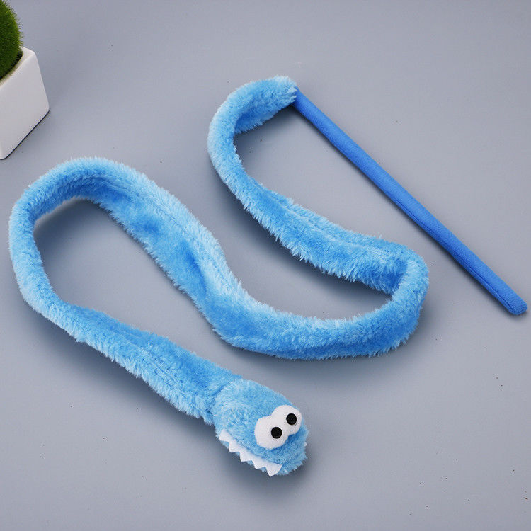 Sevimli Dayanıklı Kedi Oyuncak Teaser Yılan Şekli Yavru Kedi Peluş Değnek 31g