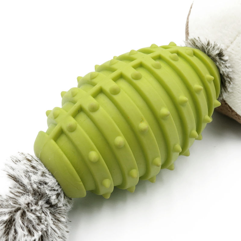 Sağlıklı TPR ve Güçlü Peluş Köpek Oyuncakları 70g Diş Temizleme peluş çiğneme oyuncakları