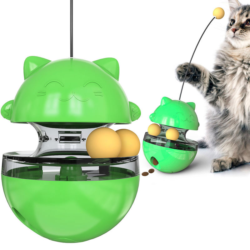 420g Gıda Sızdıran Kedi Pet Oyuncaklar İnteraktif Kedi Tease Değnek Kitten Roly Poly Oyuncaklar