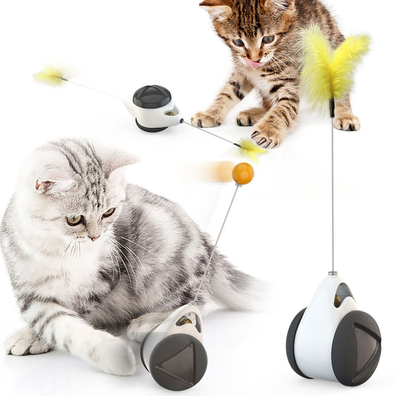 ABS Kedi Denge Oyuncak Dönen Hediyeler Kitty Catnip Etkileşimli Pet Top