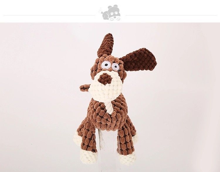Can Sıkıntısını Azaltan Küçük Orta Büyük Köpekler İçin Köpek Pet Oyuncaklar Çiğneme Sağlam Peluş Köpek Oyuncakları