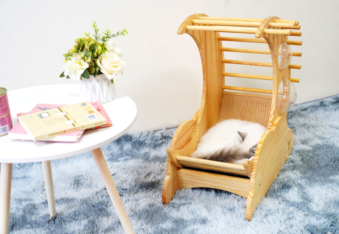 Hallupets Kedi Scratcher Evi Pet Kınamak Kedi Ahşap Yatak Ağaç Ev