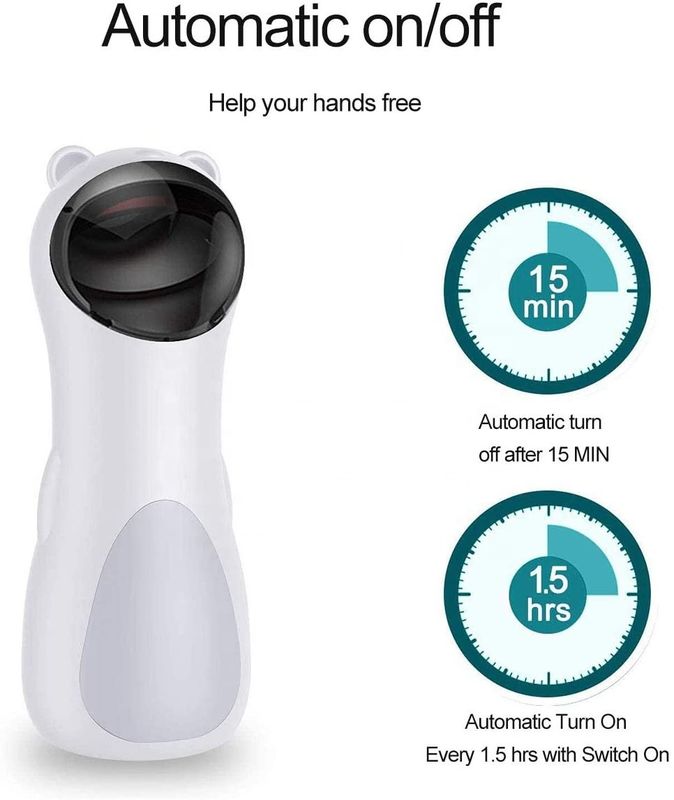 Kitten USB Şarj Otomatik Lazer Pointer Kedi Oyuncak için Etkileşimli Otomatik Kedi Lazer Oyuncak