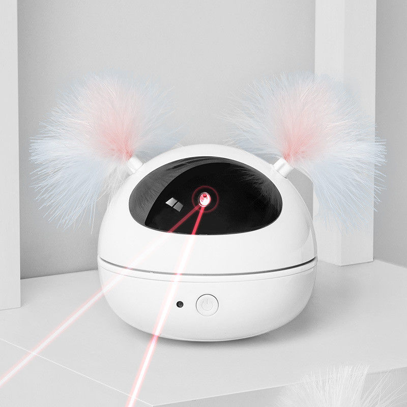 Otomatik Kedi Lazer Oyuncaklar Kapalı Kediler için İnteraktif Yavru Kedi Oyuncak Rastgele Dönen Akıllı Açık/Kapalı Robotik Elektronik Kedi Becerisi