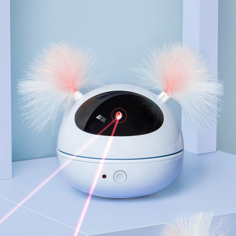Otomatik Kedi Lazer Oyuncaklar Kapalı Kediler için İnteraktif Yavru Kedi Oyuncak Rastgele Dönen Akıllı Açık/Kapalı Robotik Elektronik Kedi Becerisi