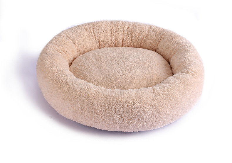 Lüks Peluş Yumuşak Yuvarlak Donut Köpek Yatağı Yıkanabilir Yastık Kanepe 560g Kedi İçin