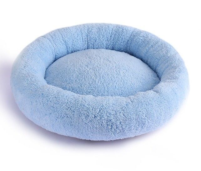 Lüks Peluş Yumuşak Yuvarlak Donut Köpek Yatağı Yıkanabilir Yastık Kanepe 560g Kedi İçin