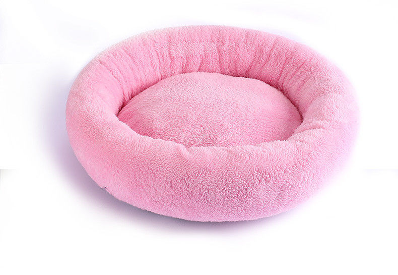 Lüks Peluş Yumuşak Yuvarlak Donut Köpek Yatağı Yıkanabilir Yastık Kanepe 560g Kedi İçin