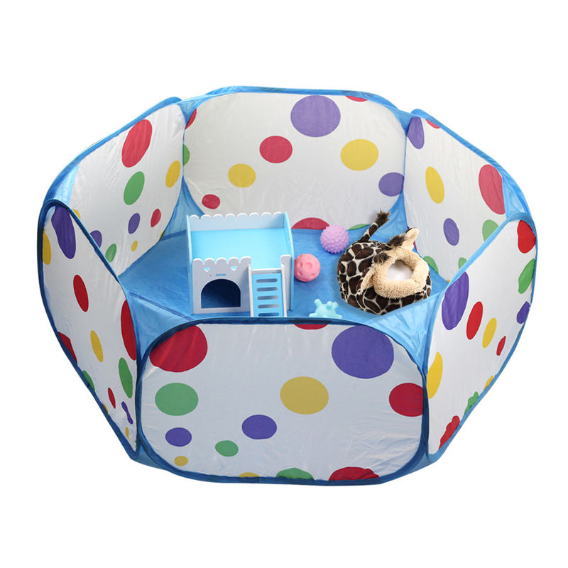 Egzersiz Yard Naylon Taşınabilir Katlanabilir Pet Oyun Parkı Küçük Hayvan Kafesi Çadır 40X85cm