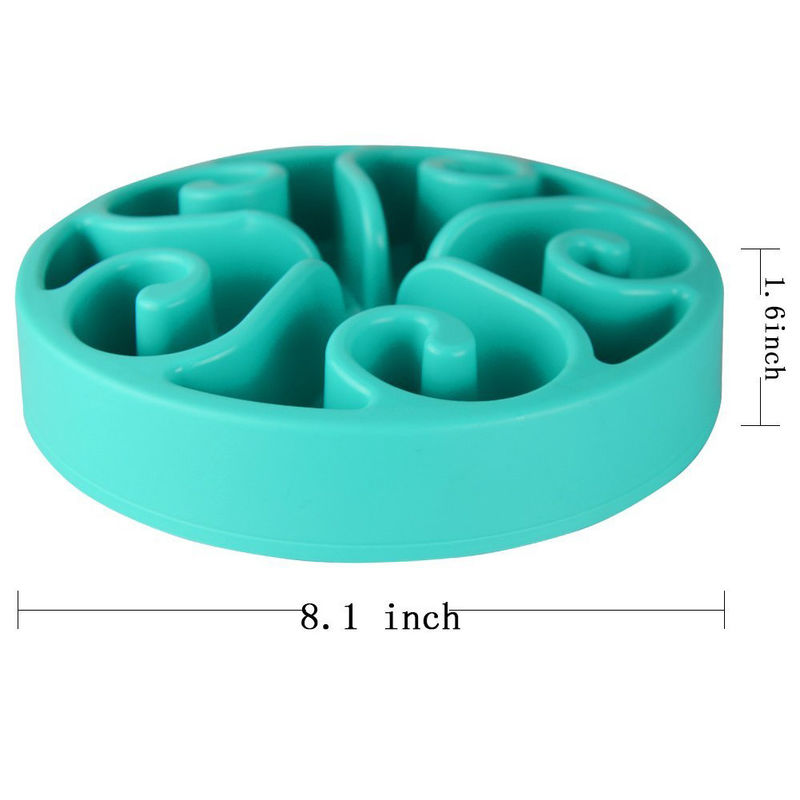Kaymaz Pet Yavaş Besleyici Kaseler Kediler Köpekler için 20.5 * 3.5cm