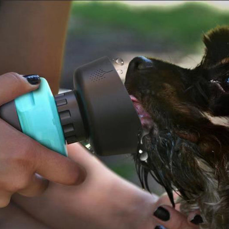 Kapaklı Tasarım Sızdırmaz Pet Köpek İçme Squeeze Su Şişesi Taşınabilir
