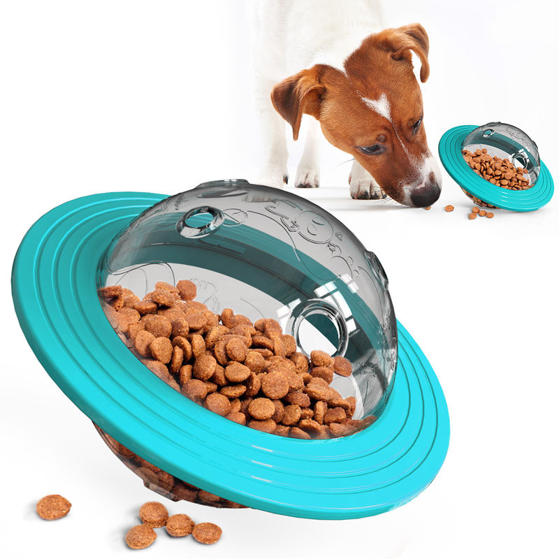 Gezegen Köpek Tedavi Dağıtıcı Oyuncak IQ Gıda Yavaş Besleyici Top Etkileşimli 13.5*15*12 cm