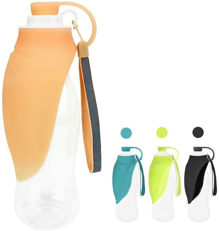 Köpekler İçin Katlanabilir Taşınabilir İçme Şişesi 580ML Katlanabilir Pet Su Şişesi