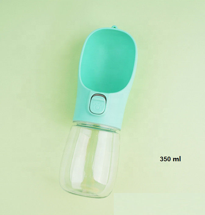 Seyahat İçeceği Carre Kupası Sızdırmaz Köpek Kase Su Şişesi Açık BPA Ücretsiz 350ML İçin