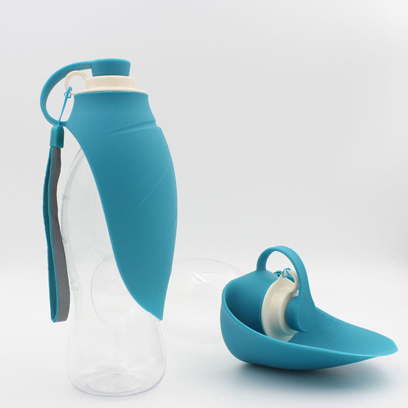 Silikon Açık Taşınabilir Pet Su Şişesi Sızdırmaz Tasarım 580ML