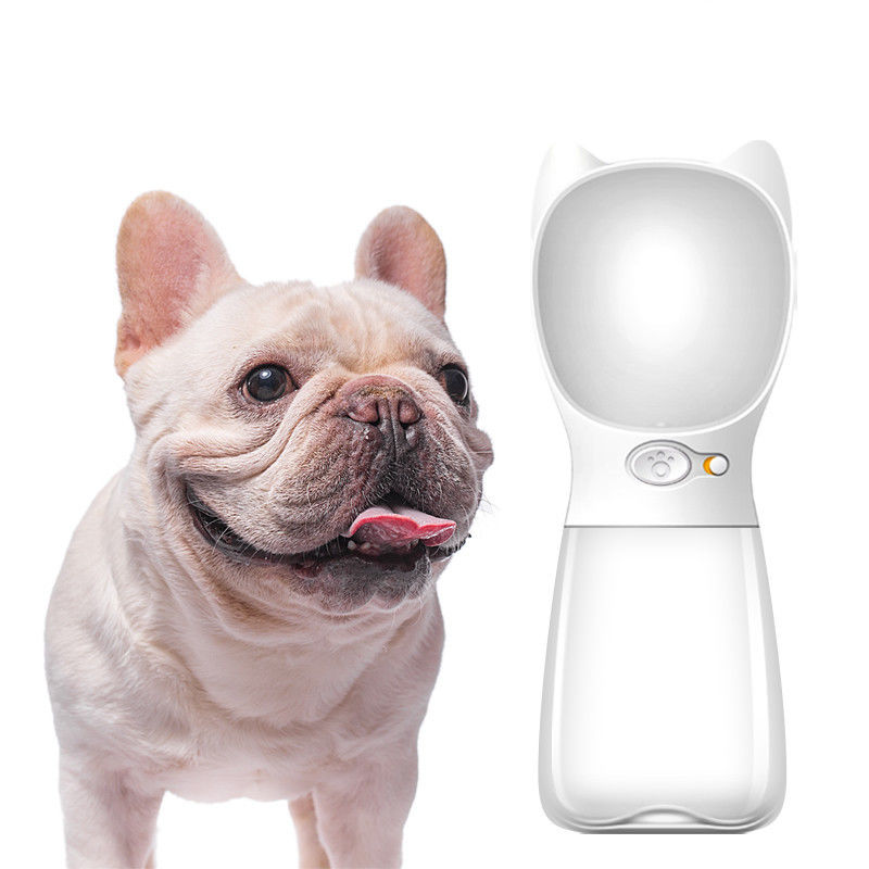 Köpekler için 480 Ml Taşınabilir Seyahat Pet Su Şişesi Bulldog