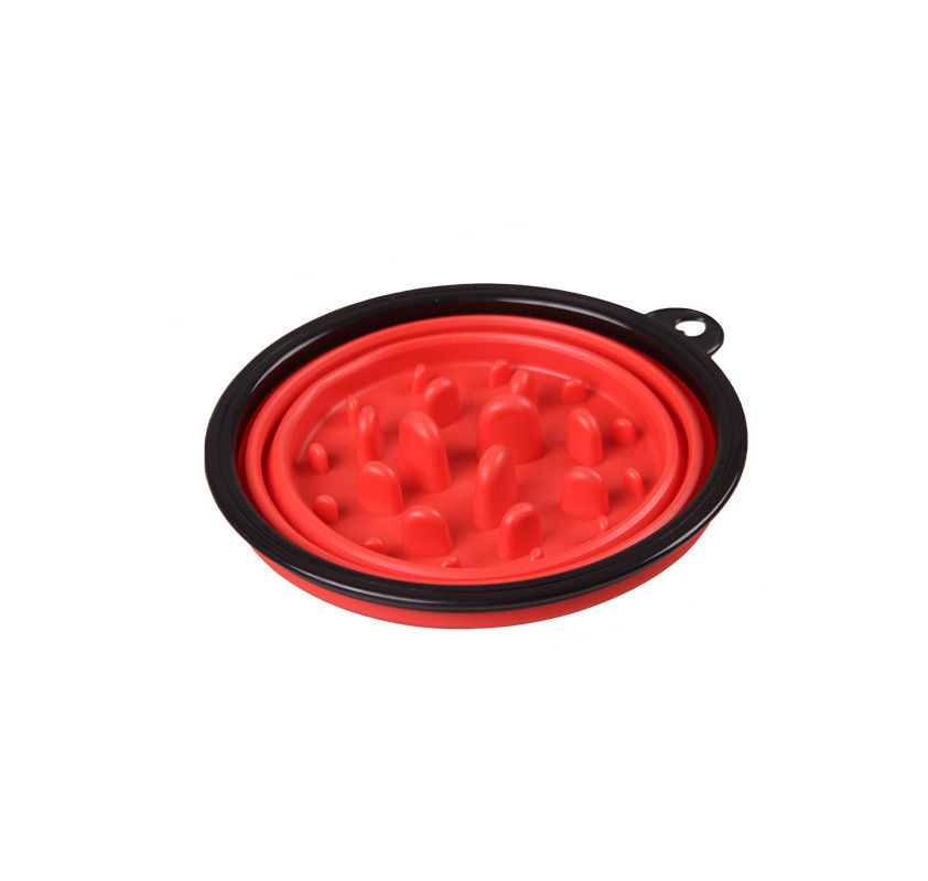 Etkileşimli Yavaş Besleyici Güvenlik Katlanabilir Köpek Katlanabilir Kase 13*9*5.5cm