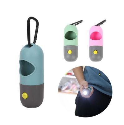 Çok Amaçlı Taşıyıcı Çöp Temiz BSCI Köpek Poop Çantaları ve LED Işıklı Dağıtıcı